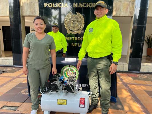 La Policía Metropolitana de Neiva logra la recuperación de tres elementos que habían sido hurtados 