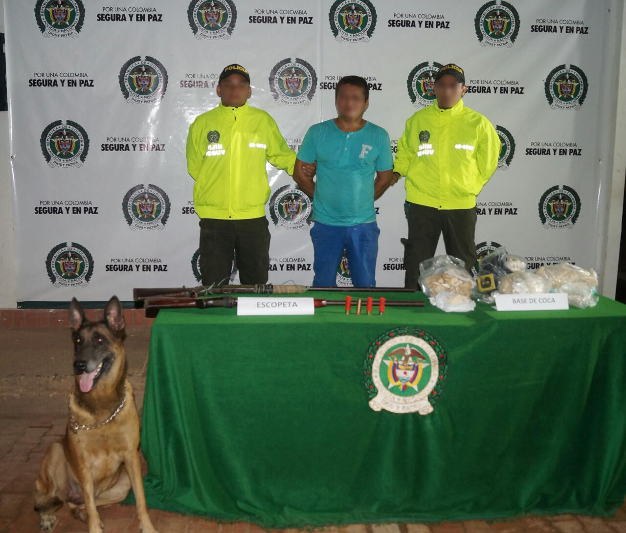 Policía Nacional destruye expendio de base de coca en el Guaviare Mediante diligencia de allanamiento la Policía Nacional captura una persona por tráfico de estupefacientes