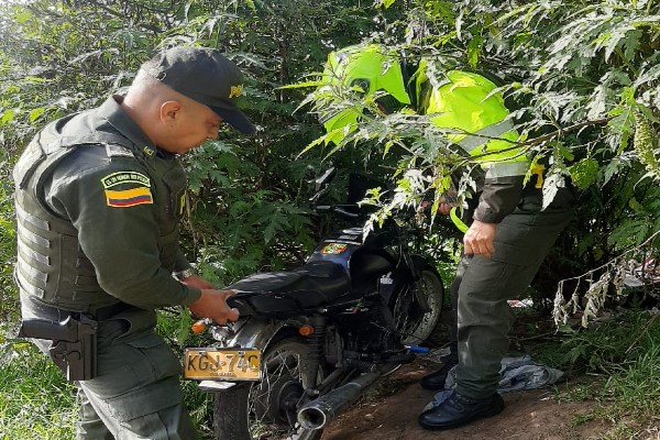 También capturamos a dos presuntos involucrados en el hurto de una moto. 