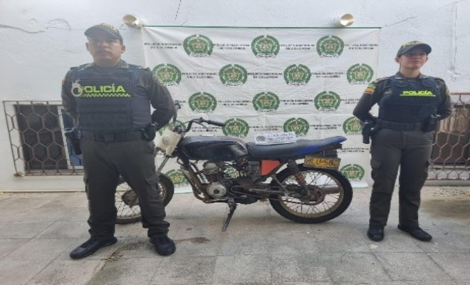 moto recuperada