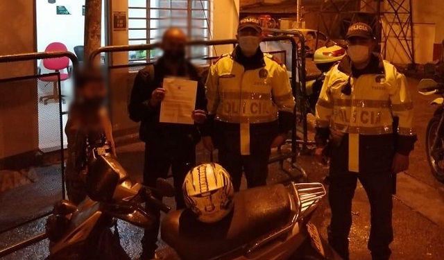 Luego de una intensa búsqueda fue hallada en el barrio Paraíso  En menos de una hora logramos la recuperación de una motocicleta