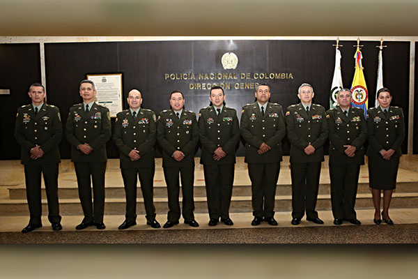 Nueve coroneles de la Policía Nacional fueron seleccionados para adelantar el curso de Brigadier General.