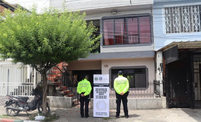inmueble en comuna 12 de cali con medida de extincion de dominio