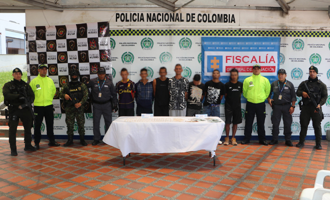 siete capturados por trafico de hero&iacute;na