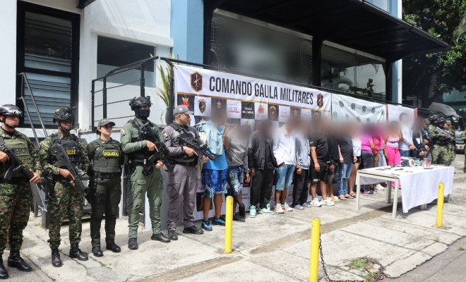 Desarticulada la estructura criminal ‘La Virgen’ en la Comuna 6 de Cali