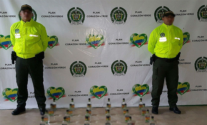 En-el-Ariari-la Policía Nacional-desplegó-la-operación-‘anís’-contra-licores fraudulentos