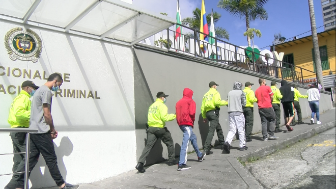 Mediante la operación cazador capturamos a ocho personas. Avanzamos en la lucha contra el hurto en todas sus modalidades