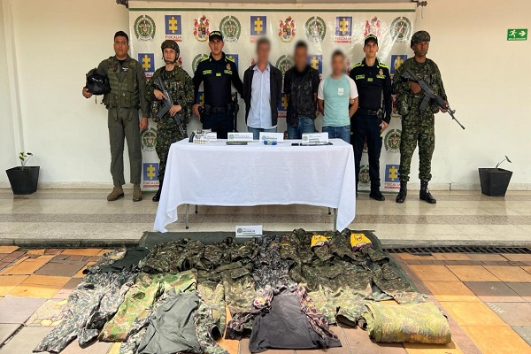 Capturadas tres personas presuntamente vinculadas a redes de apoyo de estructura residual en Neiva