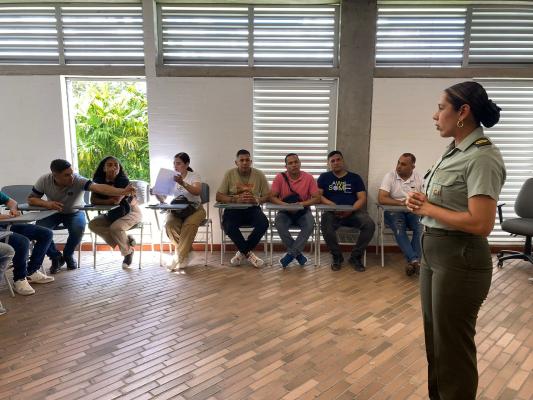 Dirigido al personal uniformado de la estación de Policía Villavicencio