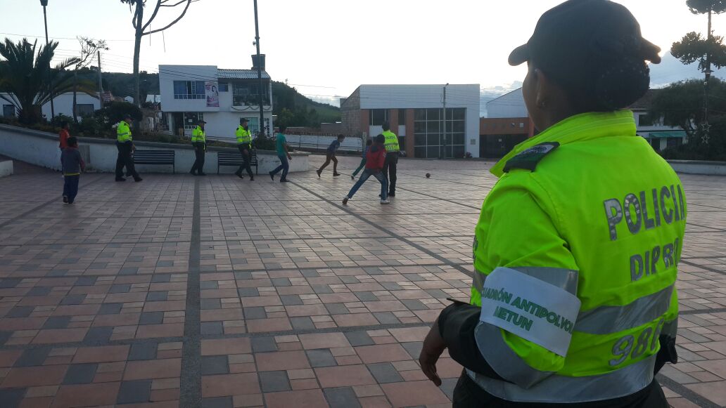 escuadrón “anti pólvora”,