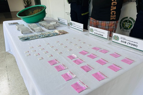 Incautación de 338 cigarrillos de marihuana, 26 dosis de cocaína, 16 dosis de TUSI y la suma de $78.000 en efectivo