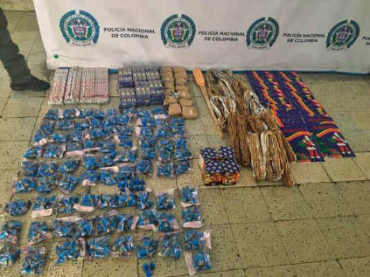En las últimas horas fue incautado material pirotécnico con un valor de $10.000.000 Incautación de pólvora en Manizales por valor de $10.000.000