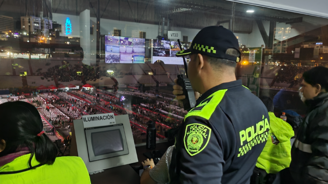 La feria de Manizales reafirma ser la mejor de América en materia de seguridad Puesto de mando unificado (PMU) en el super concierto de la feria