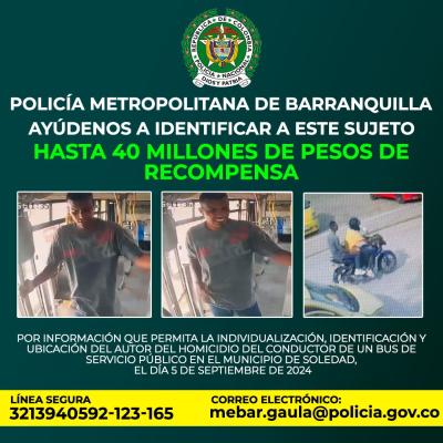 Imágenes serán divulgadas a través de un cartel para facilitar la identificación por parte de la comunidad.