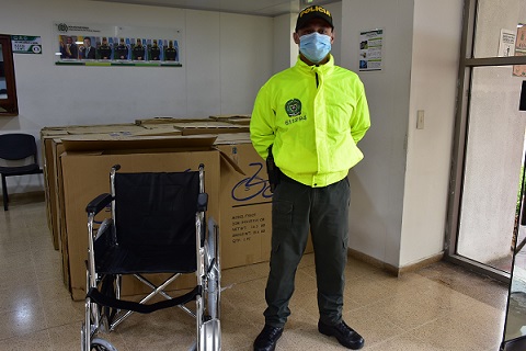 La Policía Nacional recupera 50 sillas de ruedas 