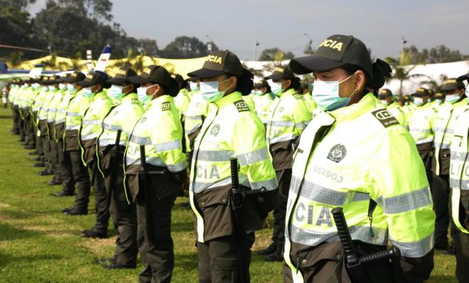 1.000 policías para la seguridad de Bogotá