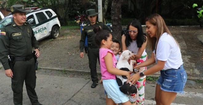 Rescate de perrita