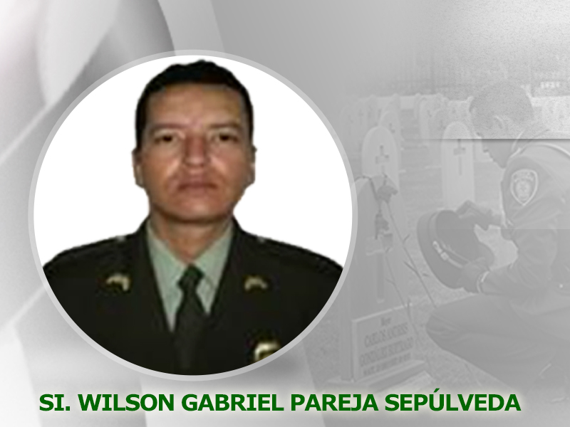 señor Subintendente Wilson Gabriel Pareja Sepúlveda