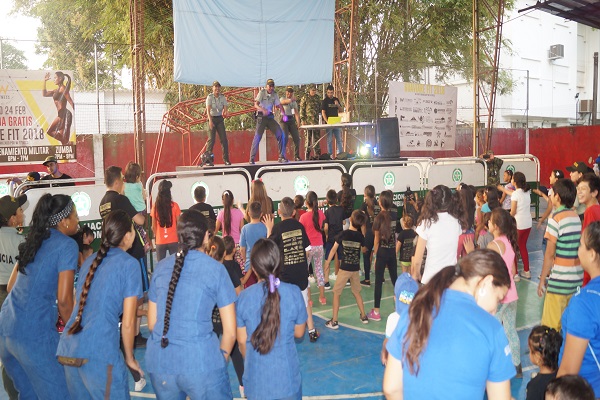 Nos integramos en tarde de zumba en San José  Guaviare el grupo de protección a la infancia y adolescencia Guaviare, se integró a la campaña guaviare fitnes