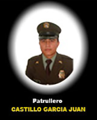 Fotografía del Señor Pt. Castillo García Juan Pablo quien falleció en cumplimiento de su deber.