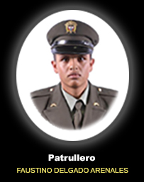 Fotografía del Señor Pt. Faustino Delgado Arenales quien falleció en cumplimiento de su deber.