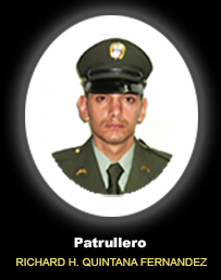 Fotografía del Señor Pt. Richard Humberto Quintana Fernández quien falleció en cumplimiento de su deber.
