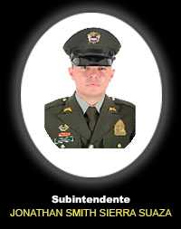 Subintendente JONATHAN SMITH SIERRA SUAZA