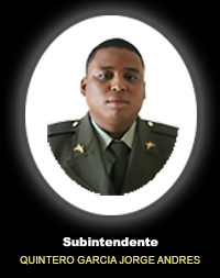 Fotografía del Señor Si. Quintero Garcia Jorge Andrés quien falleció en cumplimiento de su deber.
