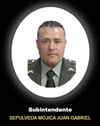 Fotografía del Señor Si. Sepúlveda Mojica Juan Gabriel quien falleció en cumplimiento de su deber.