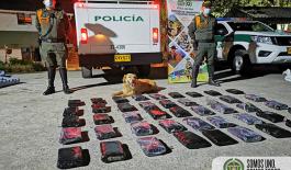 45 kilos camuflados en colchones tenían como destino el municipio de Turbo-Antioquia En controles en terminales de transporte de Medellín incautados 50 kilos de marihuana