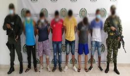 Caen seis integrantes del 'Clan del Golfo' por extorsión en Córdoba Producto de las diferentes actividades criminales, recaudarían un promedio de 80 millones de pesos mensuales.