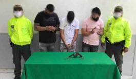 En las últimas logramos la captura de tres personas por el delito de fabricación tráfico y porte de armas de fuego El caso se consiguió gracias a los planes operativos y preventivos que se vienen realizando durante la cuarentena