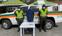 14 ciudadanos han sido capturados por tráfico de estupefacientes en lo corrido del año Un hombre fue capturado por portar sustancias estupefacientes