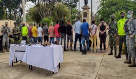 Contundente golpe contra el clan del golfo propinó la policía y ejército nacional en coordinación con fiscalía en la guajira Doce personas capturadas