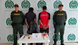Policía captura a dos ciudadanos por delito de hurto Policía captura a dos ciudadanos por delito de hurto