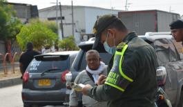 En el área metropolitana de Montería 1.192 ciudadanos han sido multados por incumplir norma sanitaria 1192-comparendo-por.incumplir-norma