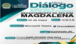 Mesa de Diálogo del Departamento de Policía Magdalena mesa de dialogo-rendición de cuentas 2021-trimestre- policía magdalena-demag