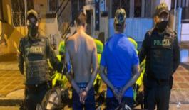 Policía capturó dos hombres armados en la comuna ocho de Villavicencio Tenían en su poder una pistola y un revólver sin el permiso para su porte