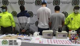 Capturados tres integrantes del grupo criminal ‘Pachelly’ de Bello Capturados con un arma de fuego, radios de comunicación y droga en Bello Antioquia