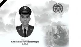 patrullero Christian Muñoz Restrepo. patrullero Christian Muñoz Restrepo.
