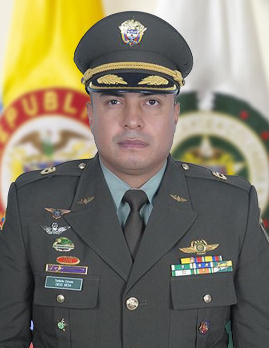 Teniente Coronel Diego Felipe Mesa Mera Director Escuela de Aviación Policial