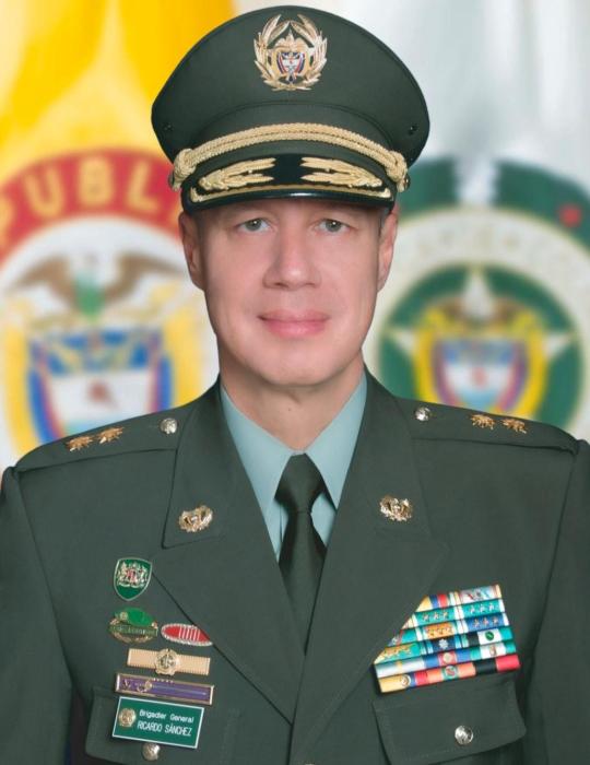 Director Antinarcóticos Ricardo Sánchez Silvestre  