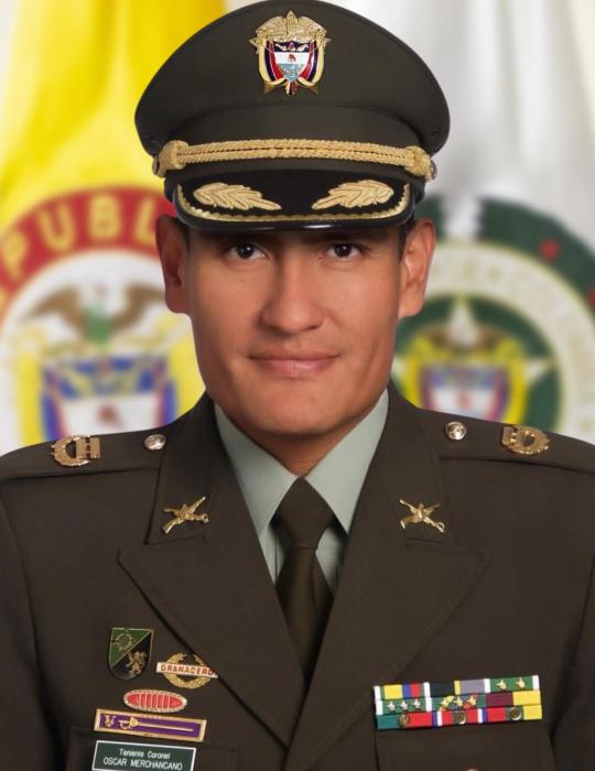 Teniente coronel Oscar Armando Merchancano Daza