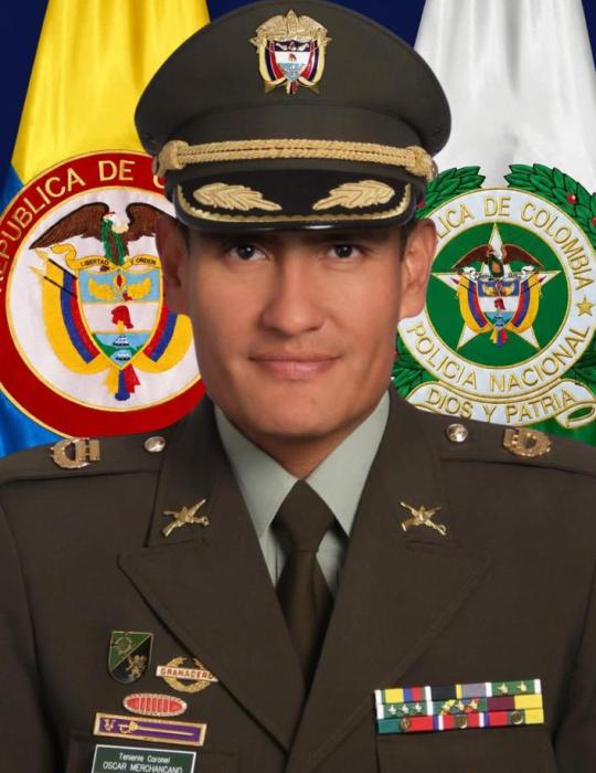 Teniente coronel Oscar Armando Merchancano Daza