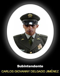 Subintendente CARLOS GIOVANNY DELGADO JIMENEZ