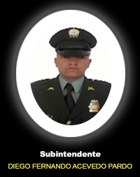 Subintendente DIEGO FERNANDO ACEVEDO PARDO