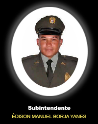 Subintendente ÉDISON MANUEL BORJA YANES