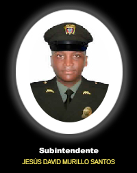 Subintendente JESÚS DAVID MURILLO SANTOS