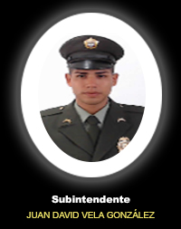 Subintendente JUAN DAVID VELA GONZALEZ