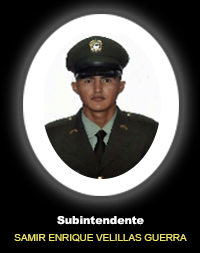 Subintendente SAMIR ENRIQUE VELILLAS GUERRA